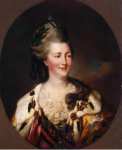 Brompton Richard Portrait of Catherine II  - Hermitage